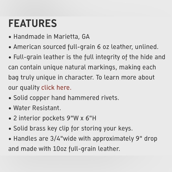 Goforthgoods "Avery" Tote, Large, Saddle - Picture 4 of 12